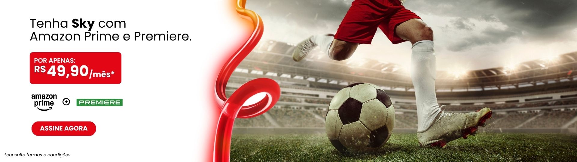 SKY com Amazon Prime e Premiere